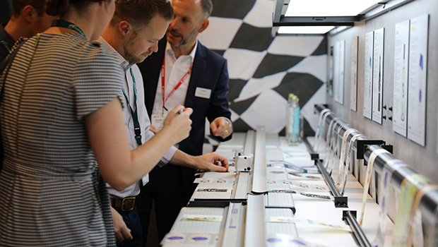 Label print applications at the Canon stand at Labelexpo Europe 2019